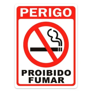 Placa P1 Proibido Fumar