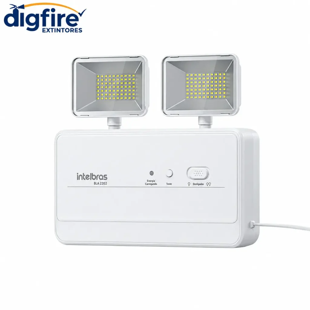 Bloco de Luz de Emergência LED Intelbras 2200 Lumens
