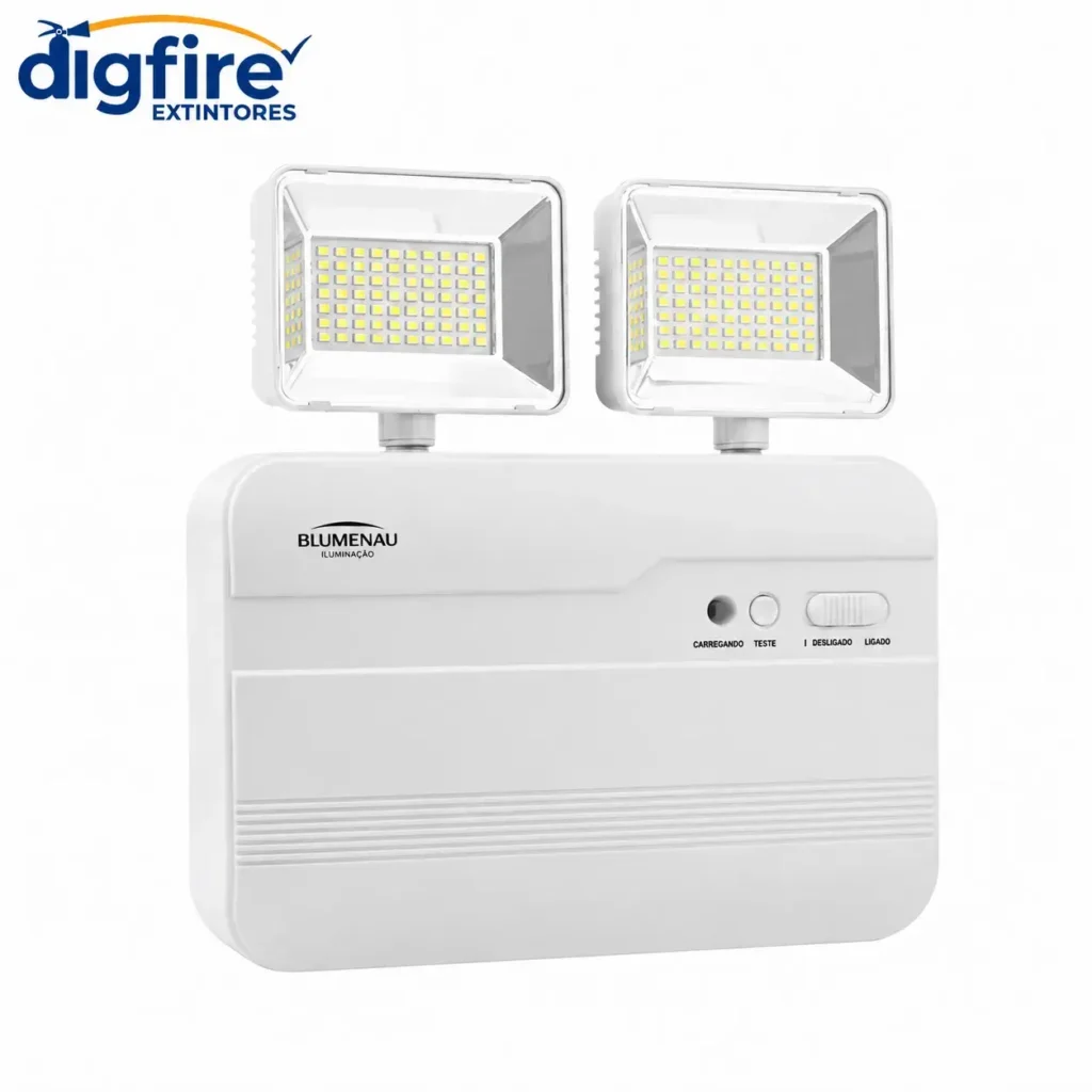 Luz de Emergência Autônoma 2 Faróis 55W
