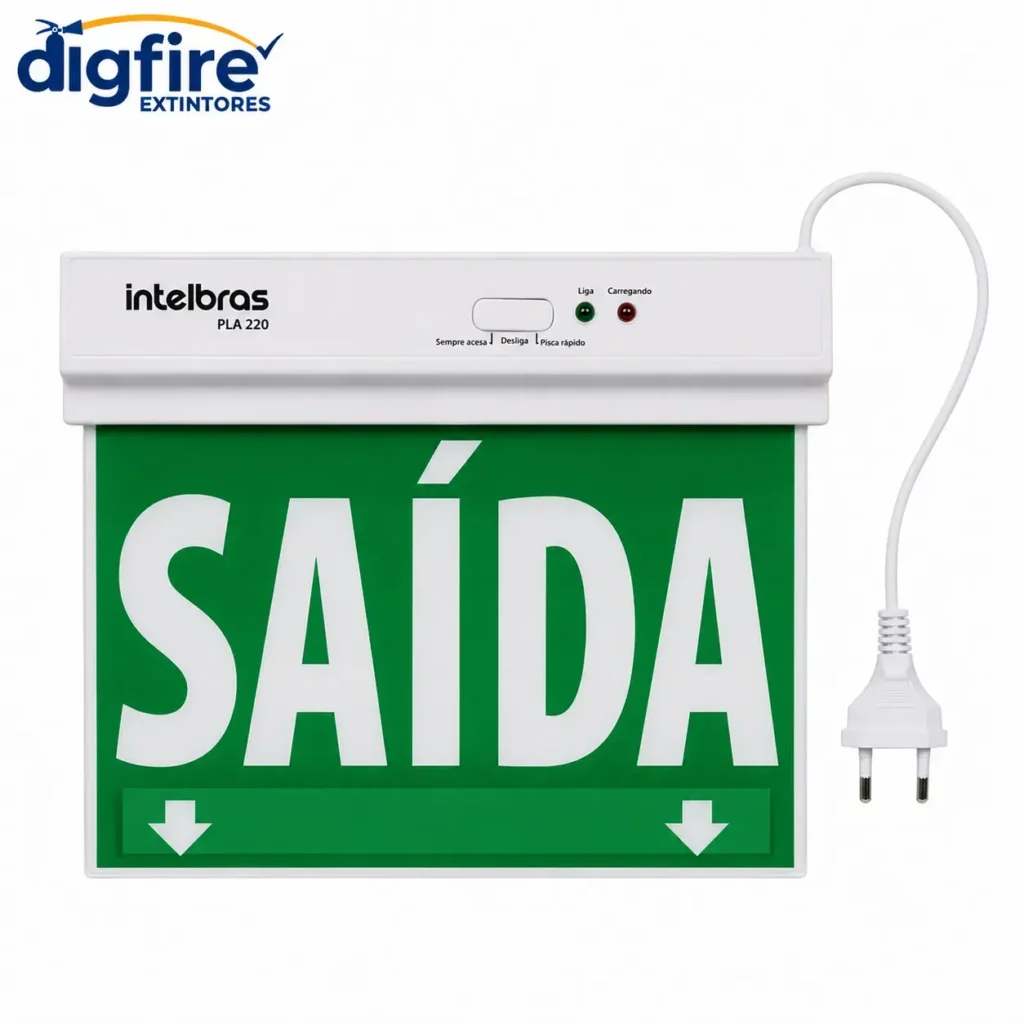 Placa de Sinalização Sempre Acesa PSA 125 Intelbras