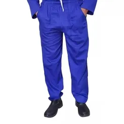 Calça Brim Pesado Azul Royal Uniforme Profissional