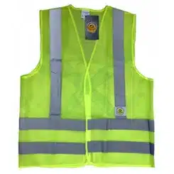 Colete Refletivo de Alta Visibilidade Telado Fluorescente Super Safety
