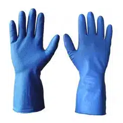 Luva Nitrilica sem forro Azul Clorinada Super Glove Maxx CA 43407 Super Safety
