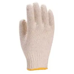 Luva Tricotada Algodão Sem Pigmento CA 30520 Volk com 12 pares - Seguretec