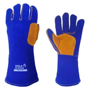Luva Térmica Soldador em Couro WELD Smart 500ºC Volk CA 42917