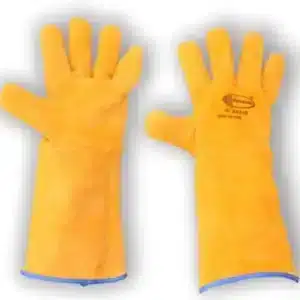 Luva de Raspa Alta Temperatura Soldador 250ºC Punho 20cm CA 38996 Procipa