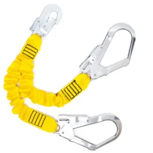 Talabarte Duplo em Y com ABS Elastizado Gancho de 55mm - Apaseg