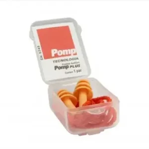 Protetor Auricular Plug de Silicone Pomp Plus 18dB - 3M CA 5745 C.A. : 5.745 Protetor auditivo de inserção, tipo plug, reutilizável; Confeccionado em silicone, com três flanges macias e cônicas na cor laranja; Possui cordão de polipropileno na cor aranja; Tamanho único; Atenuação 18 NRRsf; Para exposição a níveis de ruído acima de 85 dB(A); Vem em um estojo plástico transparente; Por ser moldável e de material maleável, pode ser aplicado a diferentes canais auditivos; Higienizar com água e sabão neutro; Trocar imediatamente quando apresentar qualquer desgaste. Composição: 100% Silicone Tamanhos Disponíveis:Único Cor: Laranja Aplicação Alimentícias Frigorifico Naval Manutenção Metalúrgica Construção Civil Atividades gerais com riscos de perda auditiva Norma Aplicável: ANSI S126-2008