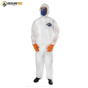 Macacão de Segurança Branco Proteção Química CA 38381 Argetex