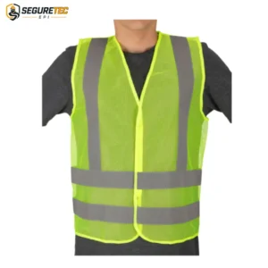Colete Refletivo de Alta Visibilidade Telado Fluorescente Super Safety