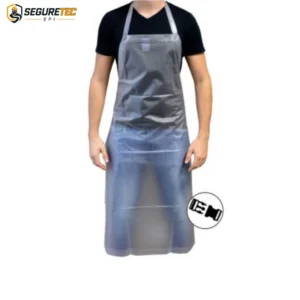 Avental Vinil Transparente 120x065 com Tiras Soldadas T40 grosso EGS CA 43457