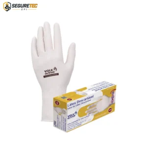 Luva Latex Descartavel Volk Ca 15112