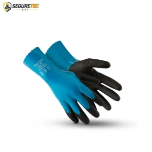 Luva Nitro Max 15 Super Safety Nitrílico Total Com Palma Foam CA 42285