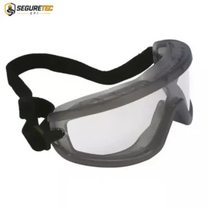 Óculos de Proteção Ampla Visão Titanium Incolor DA-14100 CA 21591 Danny