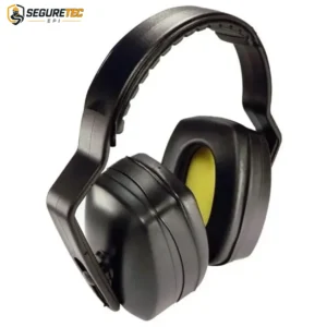 Protetor Auricular Tipo Concha ARS 24dB Agena Preto CA 7166